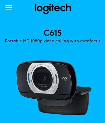 WEBCAM LOGITECH Full HD C615 - Thế Giới Linh Kiện Máy Tính Nhơn CD ROM
